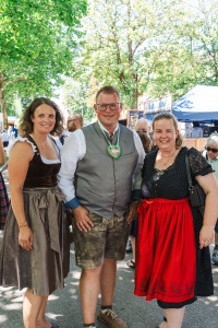 Nicole Grießhammer, Holger Grießhammer, Katharina Schrader auf der Festwoche