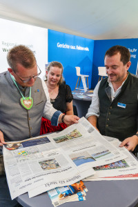 Zeitungslektüre gehört dazu